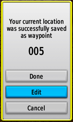 Colorado New Waypoint Screen Colorado New Waypoint Screen